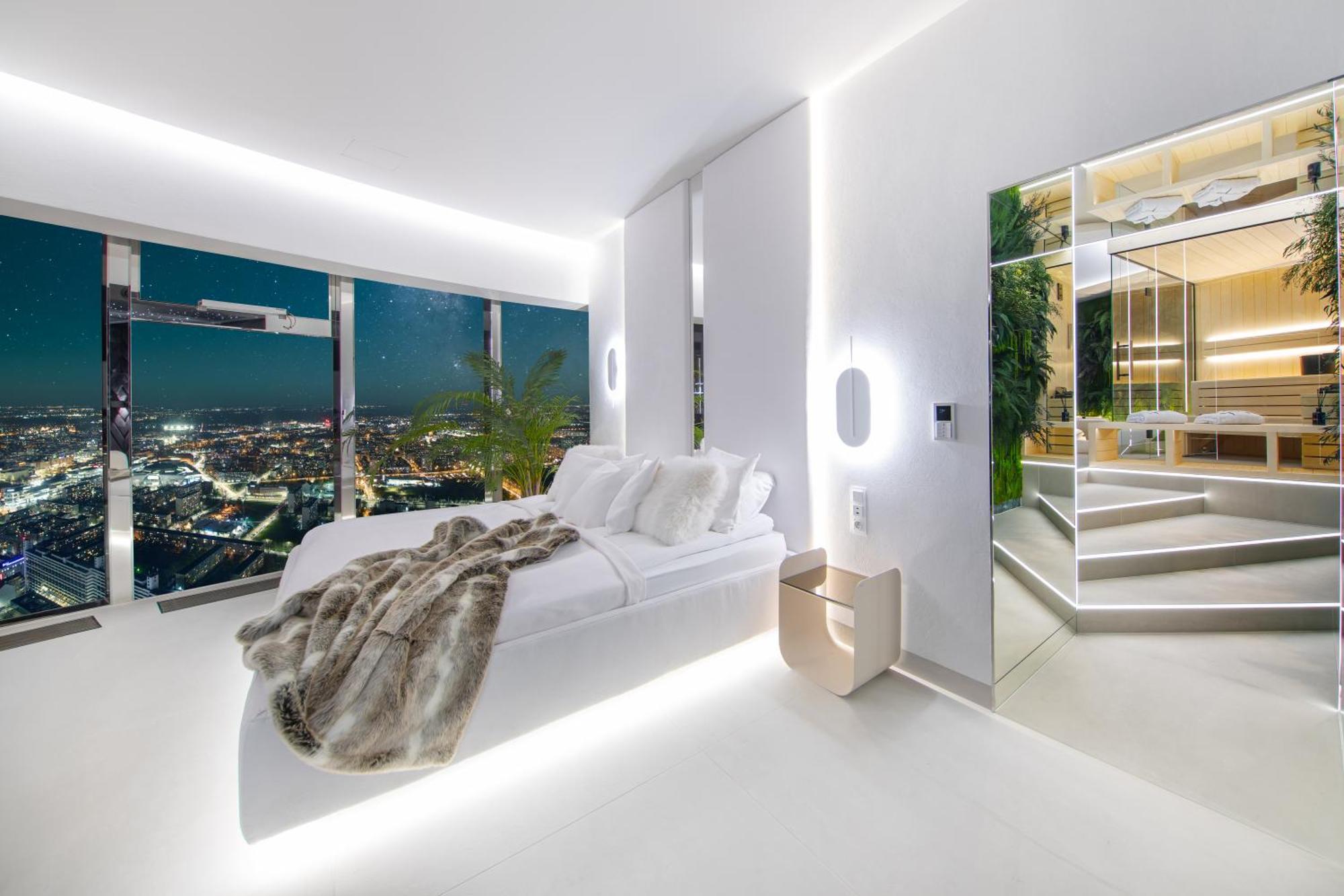 Apartament Sky Tower - 48 Pietro Penthousy Z Prywatna - Adult Only *
